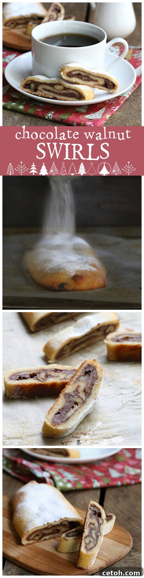 Tender almond flour pastry filled with chocolate and walnuts. It's like the low carb version of a chocolate croissant!