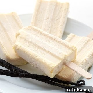 Keto Vanilla Pudding Pops