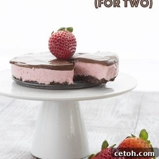 Decadent Low Carb Mini Chocolate Strawberry Cheesecake