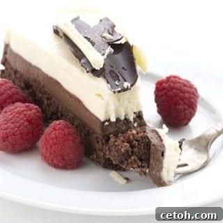 Triple Chocolate Mousse Cake