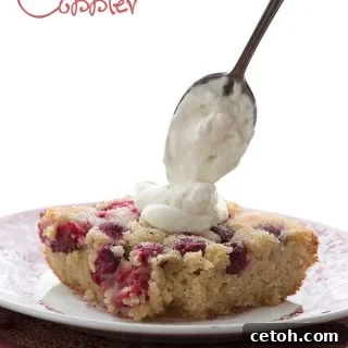 Low Carb Cranberry Cobbler Recipe