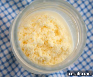 Cream reaching clotted stage