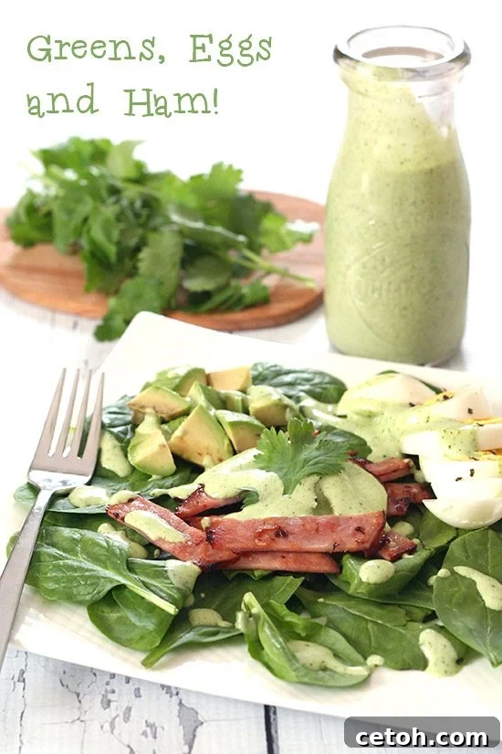 Elevate Your Keto Salads with Top Dressing Choices 8 Low Carb Spinach Egg and Ham Salad Recipe