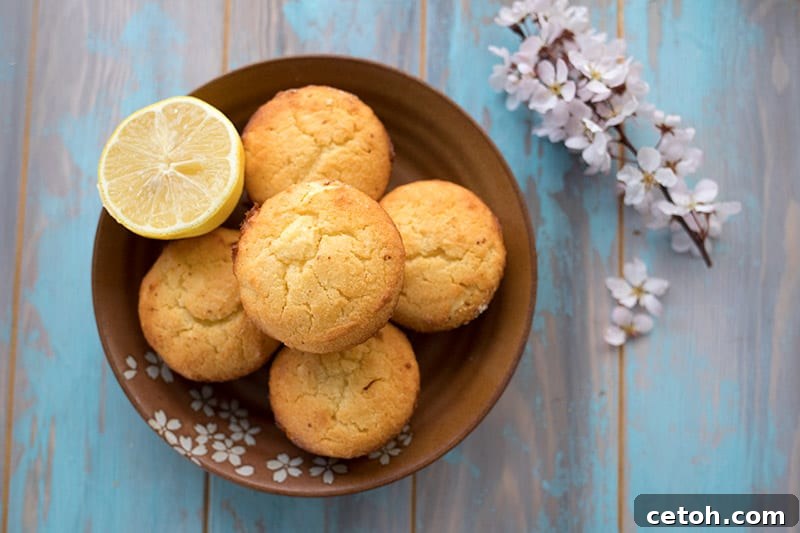 Keto Lemon Cream Cheese Muffins