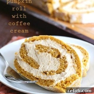 Spiced Pumpkin Roulade with Espresso Cream 5 Low Carb Pumpkin Roll with Coffee Cream