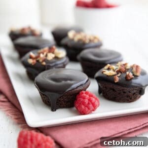 Keto Texas Sheet Cake Bites arranged on a white rectangular tray.